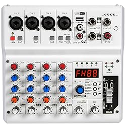 6-Channel Audio Mixer with 99 Sound Effects for