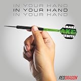 Red Dragon Ultimate 50 Piece Peter Wright Snakebite Darts Set 22g Brass view 5