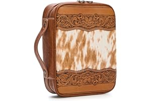 Montana West Western Style Embroidered Bible Covers for Women Men Book Carrying Case Church Bag Outdoor Bible Protective