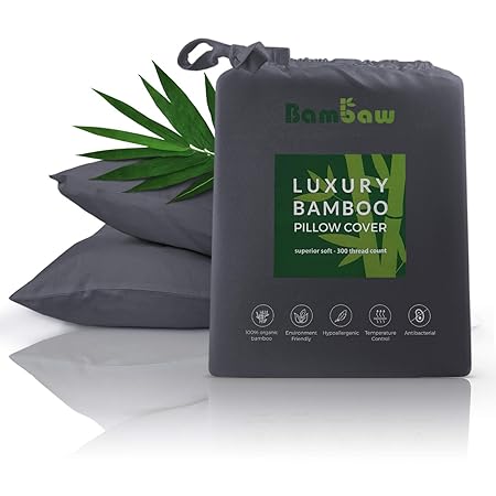 Bambaw Bamboo Pillow Case 2 X Pillow Cases Bamboo Pillow Covers