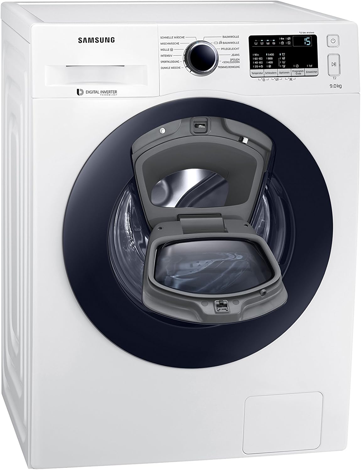 SAMSUNG WW90K44205W/EG washing machine (9 kg, 1400 revolutions per minute, A +++) Amazon.co.uk