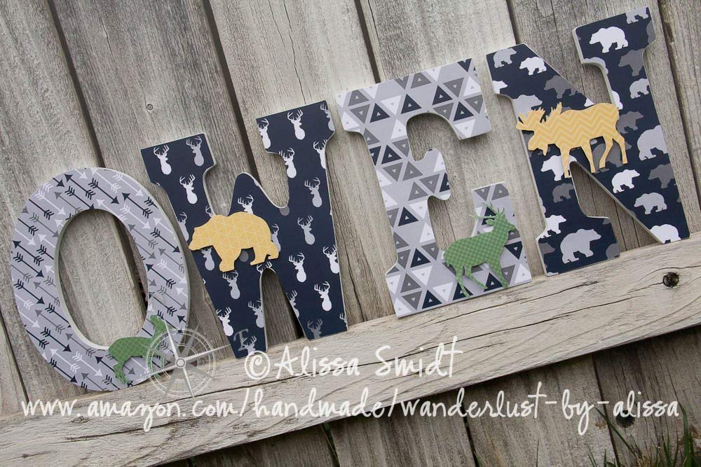 woodland nursery letters