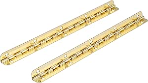 Brass Plated Piano Humidor Hinge | 7-1/2