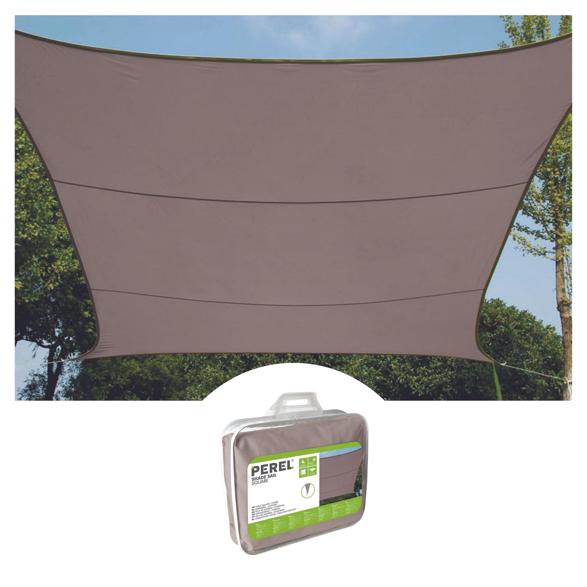 Perel GSS4320TA Awning Rectangular Taupe 200 x 300 x 0.2 cm