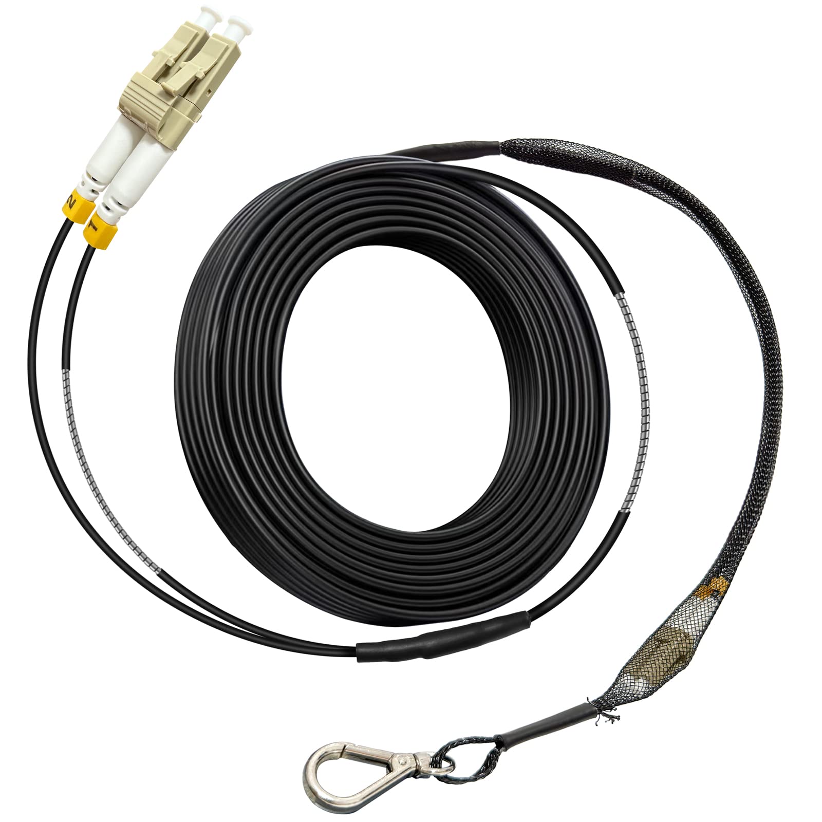 Mua 10 Meters OM3 Fiber LC to LC Outdoor Armored Fiber Optic Cable ...