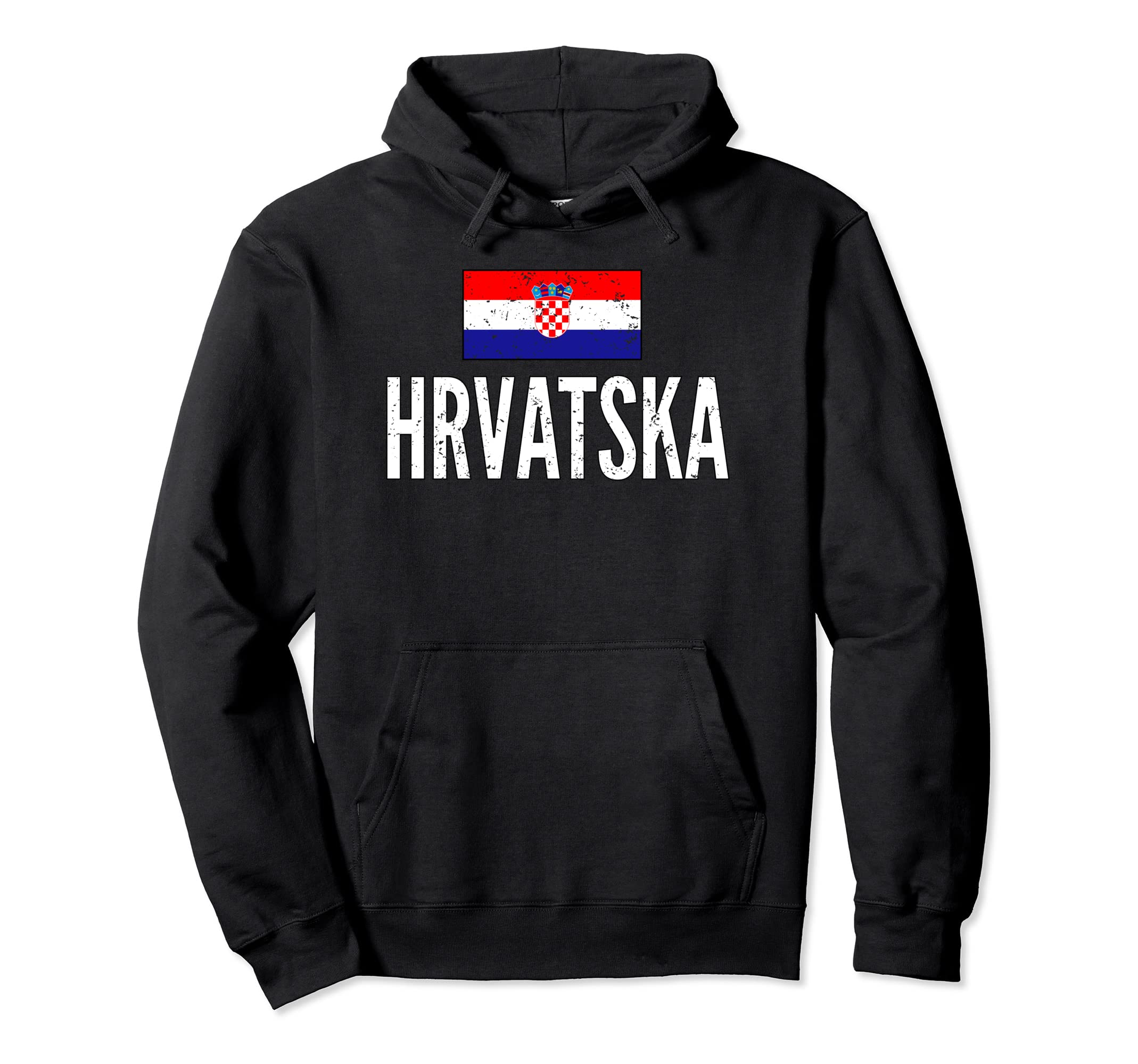 Croatia Soccer Football Jersey Vintage Pullover Hoodie