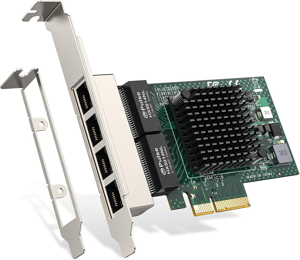 EDUP Gigabit Quad Port Ethernet Server NIC BCM5719 PCI Express 1000M Network