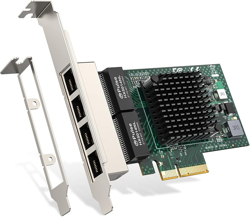 EDUP Gigabit Quad Port Ethernet Server NIC BCM5719 PCI Express 1000M Network