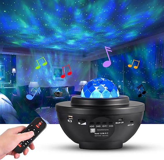 Galaxy Projector, Star Light Projector for Bedroom 3 in 1, LED Nebula