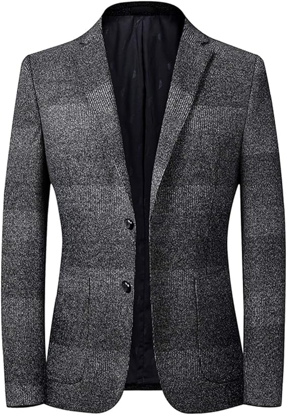 Amazon Yunclos ブレザー テーラードジャケット メンズ ウール グレンチェック 秋冬 キャメル 暖かい テーラード ジャケット コート ジャケット 通販