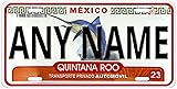 Quintana Roo Cancun Mexico Personalized Novelty Car