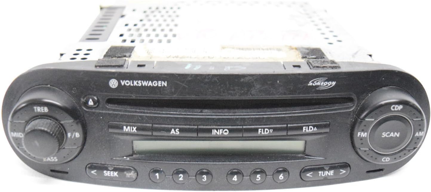 Amazon Com 98 99 00 01 02 03 04 05 Volkswagen Vw Beetle Radio Cd Player Oem Car Electronics