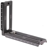 Fotga L-Shape Bracket Vertical Camera Quick Release Mount Plate for DJI Ronin RSC 2 RS2 RS3 RS4 Pro &amp; Mini RS3Pro RS4Pro RS4Mini Stabilizer Gimbal Compatible with Arca Swiss Tripod Mount