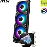 MSI MAG I360 AIO CPU Cooler ARGB Dual-Chamber Pump view 3