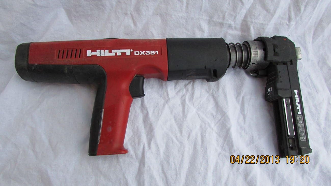 Hilti Dx 351ct Powder Actuated Nail Gun Kit Amazon.ca Tools & Home