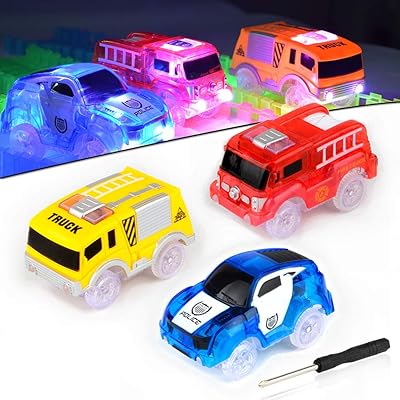 Glow Tracks Cars Pack Light-up Race Flexible Kuwait Ubuy