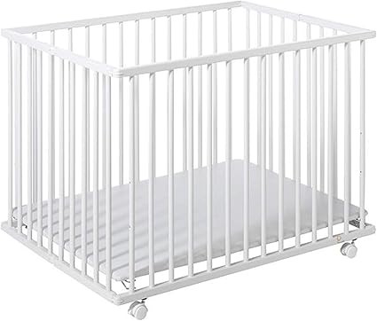 Parc Bebe Pliable Cecile 75 X 103 Cm Blanc Geuther Amazon Fr Bebes Puericulture