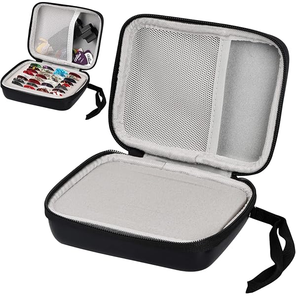 Étui Porte médiators Guitare Compatible Fender/ Chromacast