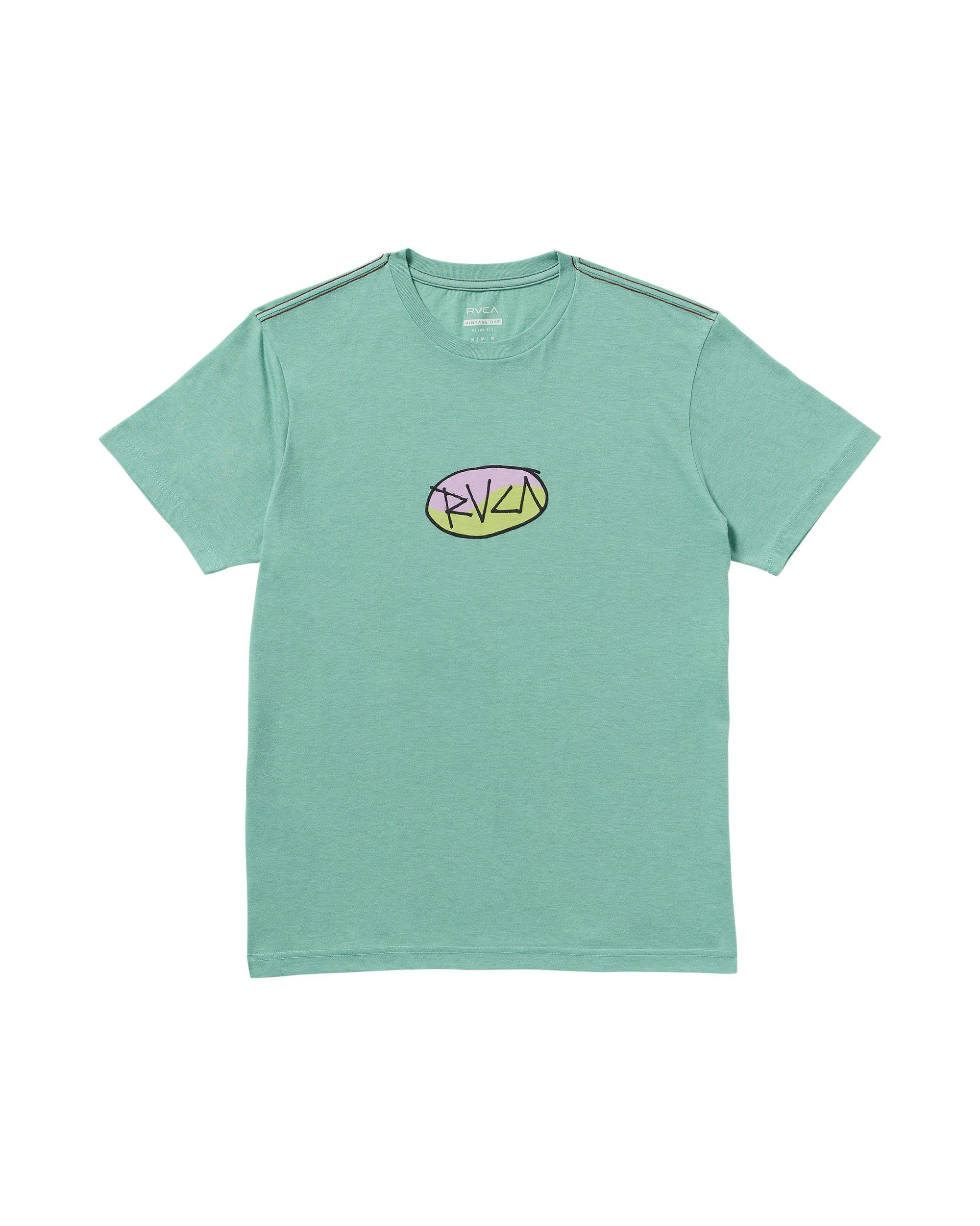RVCA Men’s Balance SKRATCH SS Short Sleeve TEE,Bottle Green,XX-Large
