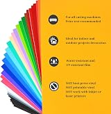 TECKWRAP Permanent Vinyl Sheets 12x12 40 Sheets Assorted Colors view 2