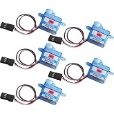 Wishiot Mini Super Light 3.7g Digital Servo GH-S37D for Control Aircraft Flight Direction Rc Plane Helicopter Boat（Pack of 5pcs）