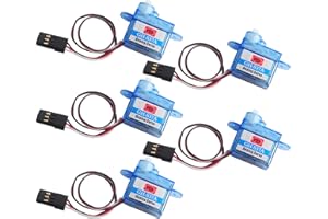 Wishiot Mini Super Light 3.7g Digital Servo GH-S37D for Control Aircraft Flight Direction Rc Plane Helicopter Boat（Pack of 5pcs）