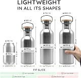 Bambaw Single Wall 750ml Stainless Steel Water Bottle Unisex view 5