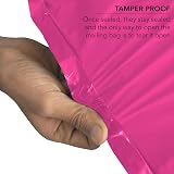YUNJU 60 Mixed Mailing Self-Seal Bags 6x9 to 12x16 Pink Mixed Sizes view 5
