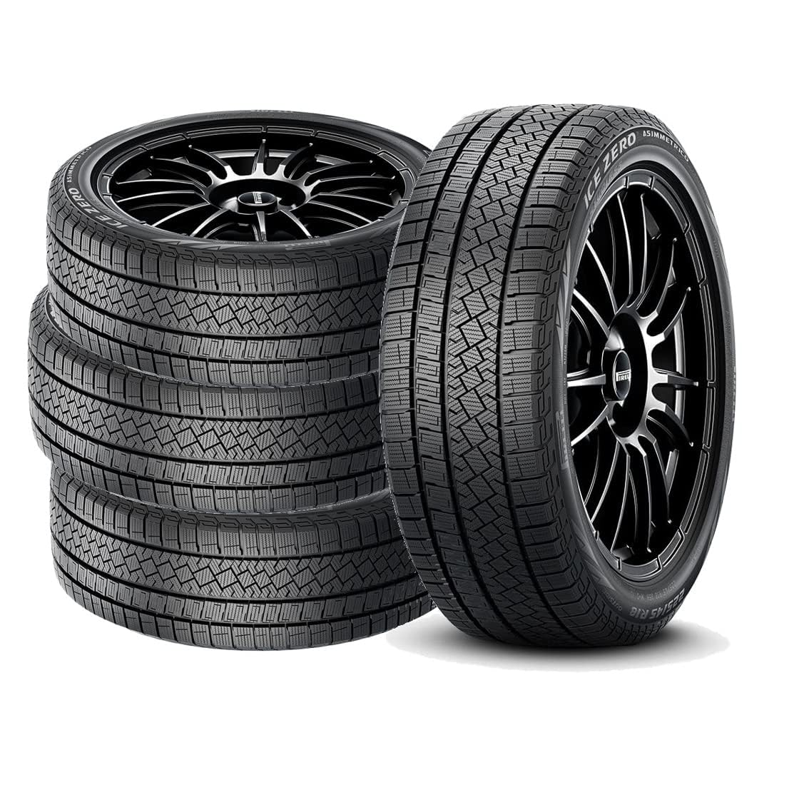 PIRELLI(ピレリ) スタッドレス 195/65R15 WINTER ICE ZERO ASIMMETRICO 91T タイヤのみ・ホイールなし 4本セット 4071500商品画像