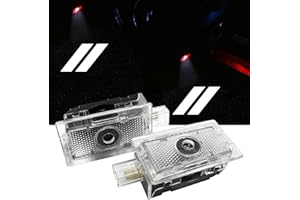 QIANJIANG 2Pcs/Set Car Door Lights for Dodge Charger 2010-present, Courtesy LED Ghost Shadow Light Projector Lamps Accessories (White)