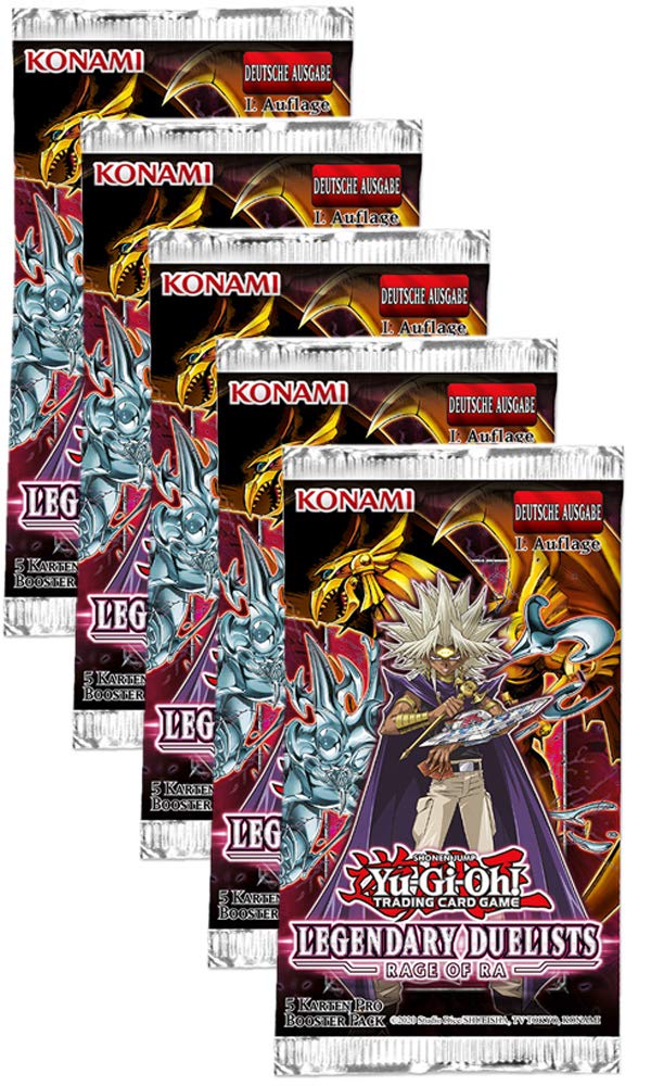 Rage Of Ra Booster Yu-Gi-Oh! Booster Pack: Legendary Duelists Rage Of Ra  1st  Edition, German Language Duels From The Deep