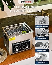 CREWORKS 10L Ultrasound Cleaning Machine with