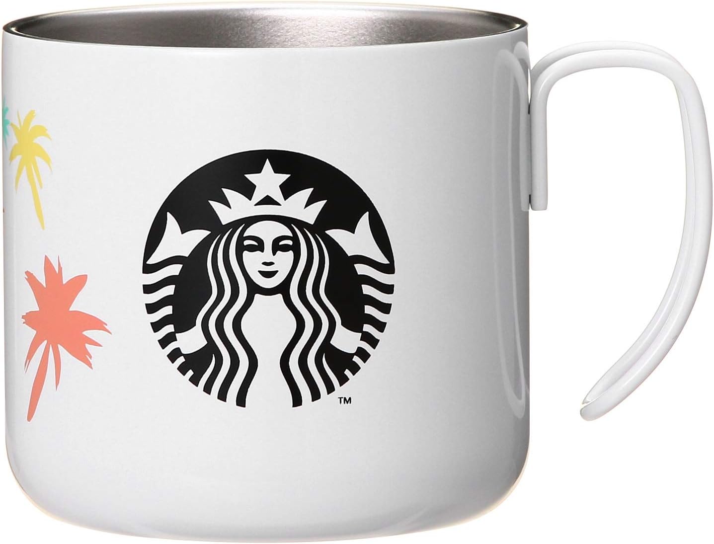 Amazon Co Jp スターバックス ステンレス マグ カラフル パーム 355ml ホーム キッチン