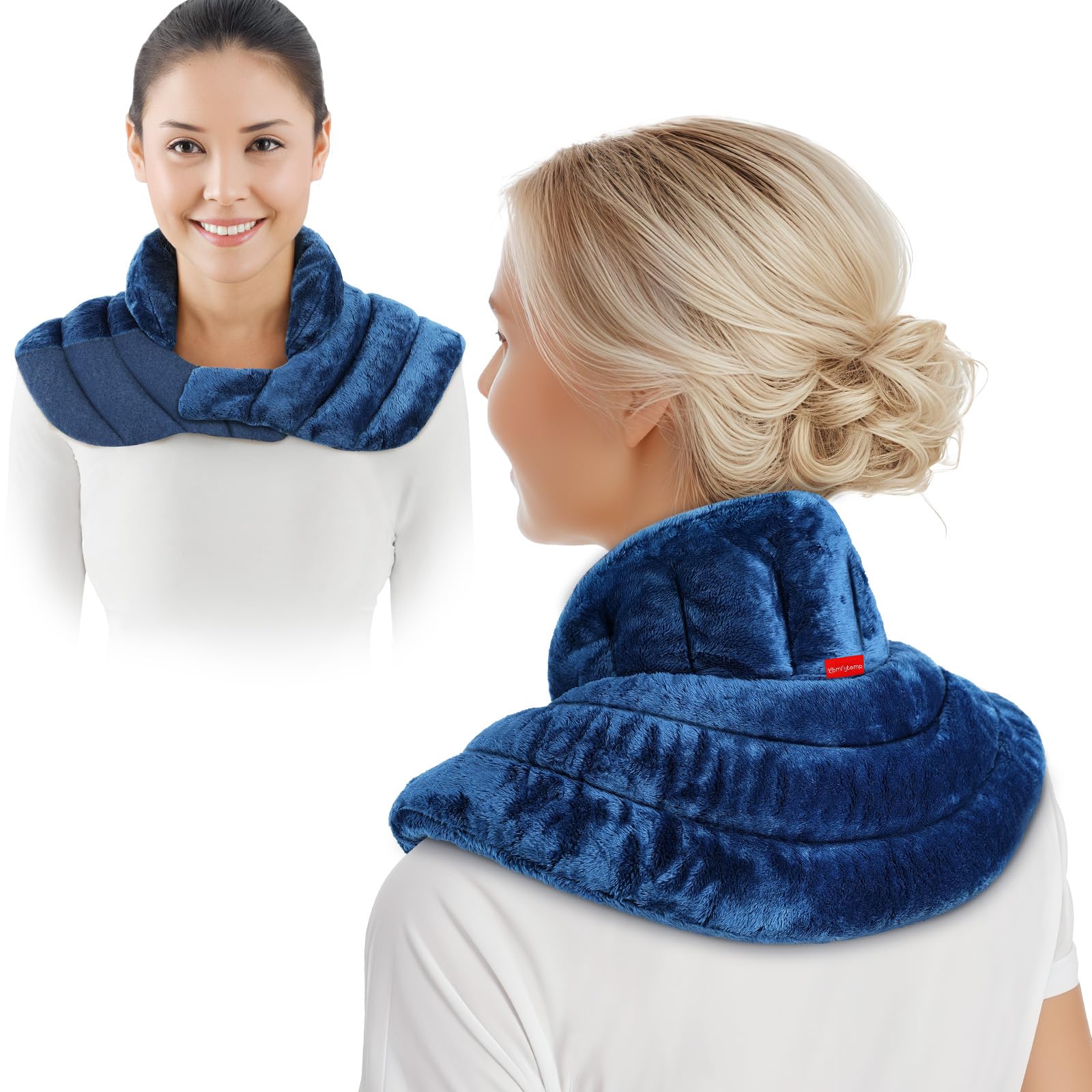 Photo 1 of Comfytemp Neck Shoulder Heating Pad Microwavable for Pain Relief, Weighted Heated Neck Wrap Warmer, Microwave Moist Heating Pads, Warm Compress, Recovery Item for Women Seniors