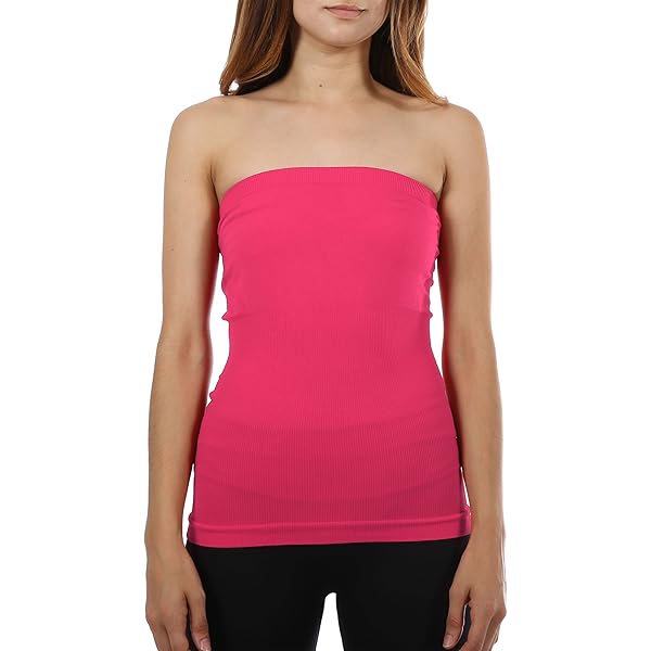 トップス BOHEMSEO TUBE TOP SUUKSESS Women Double Lined Going Out Trendy Tube Tops Side