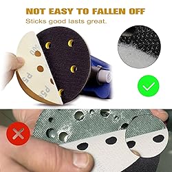POTUINOM 100PCS 5 Inch 8 Hole Sanding Discs 150