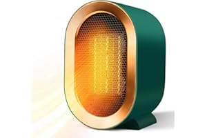 TENHITOYS electric space heaters for indoor use: plug in portable small room heater with fan for bedroom bathroom camping mini heater for office under desk