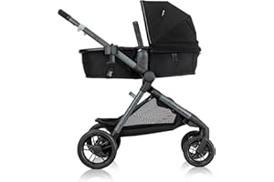 Evenflo Pivot Xpand Single To Double Full Size Modular Stroller (Ayrshire Black)