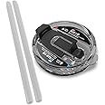 Hydrapeak Replacement 2-in-1 Lid for 40oz Voyager & 40oz Roadster Tumblers with Handle with 2 Extra Straws (Black)