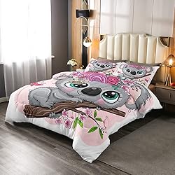 Erosebridal Cartoon Koala Comforter Set King