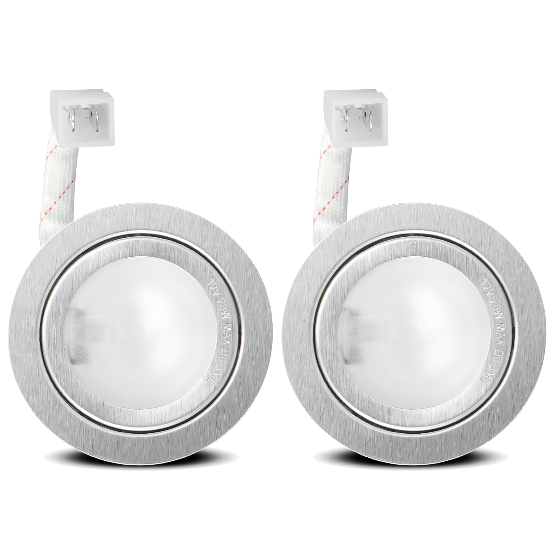 Photo 1 of SB02300798 Range Hood Led Light 2PCS Replacement for Broan Nutone PM500 PM500SS EE55000 Series, LED Hood Light Bulb 12V MAX 20W