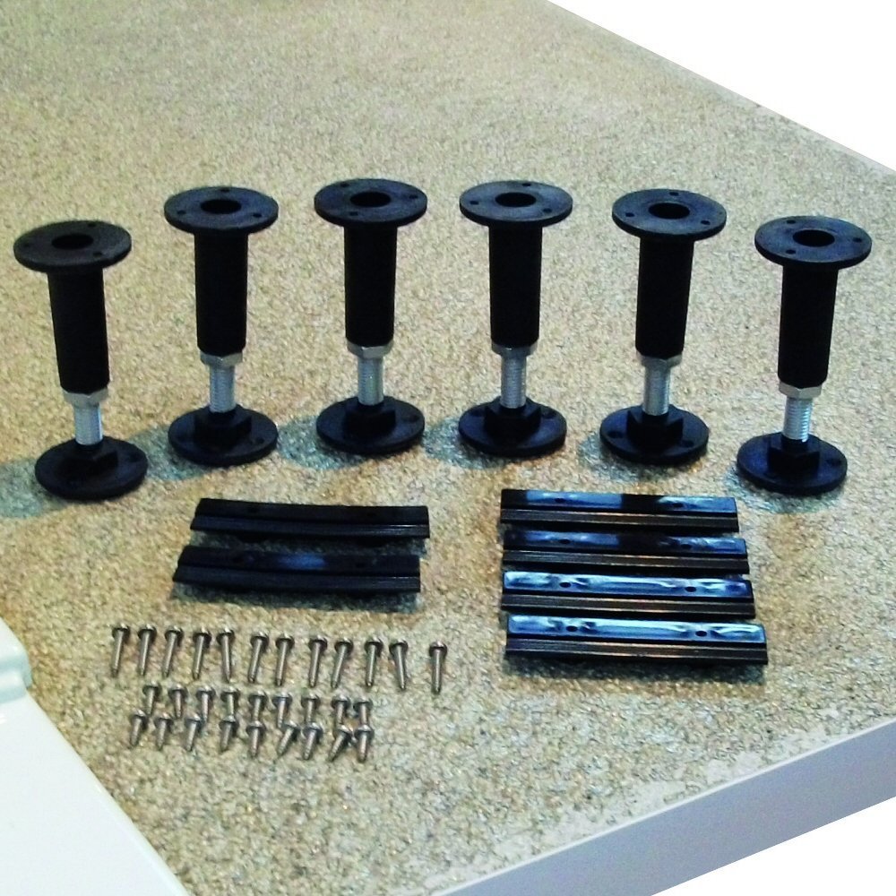Shower Tray and Enclosure Riser Kit Lift Up Legs Feet Clips & Screws