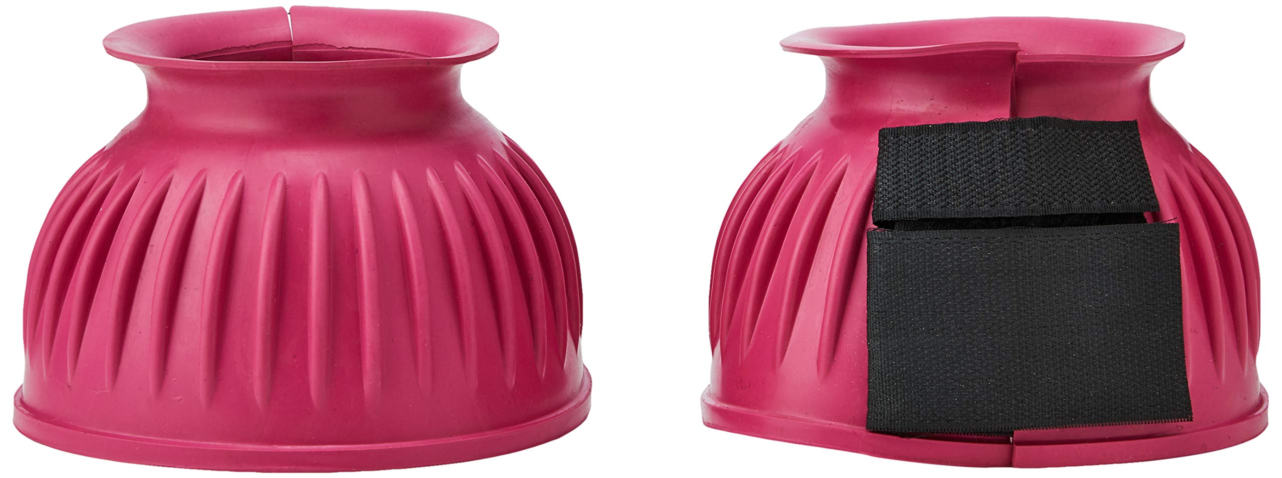 Rhinegold Velcro Over-Reach Boots - Extra Large - Raspberry