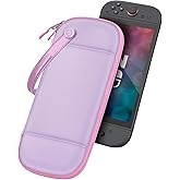FINTIE Slim Case for Nintendo Switch 2 - Ultra Thin with Anti-Crush Joy-Con Protection, Holds 10 Game Cards & Amiibo Cards, Travel & Everyday Essential (Purple)