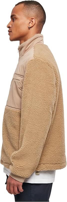 Herren Patched Sherpa Jacket unionbeige, M