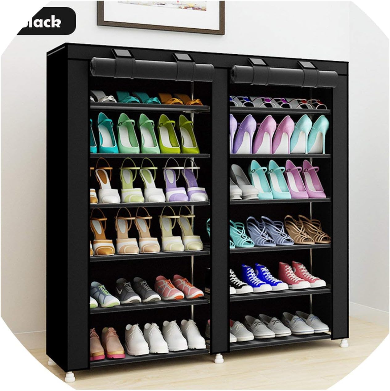 Best Covered Shoe Rack With Flip Wood Cabinet