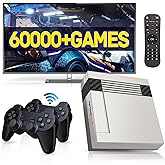 Kinhank Super Console Cube X3 Built-in 60,000+ Games,Retro Video Game Console,EmuELEC 4.5/Android 9.0/CoreE 3 Systems in 1,Compatible with 60+ Classic Emulators,S905X3 Chip,8K Output,Up to 5 Players
