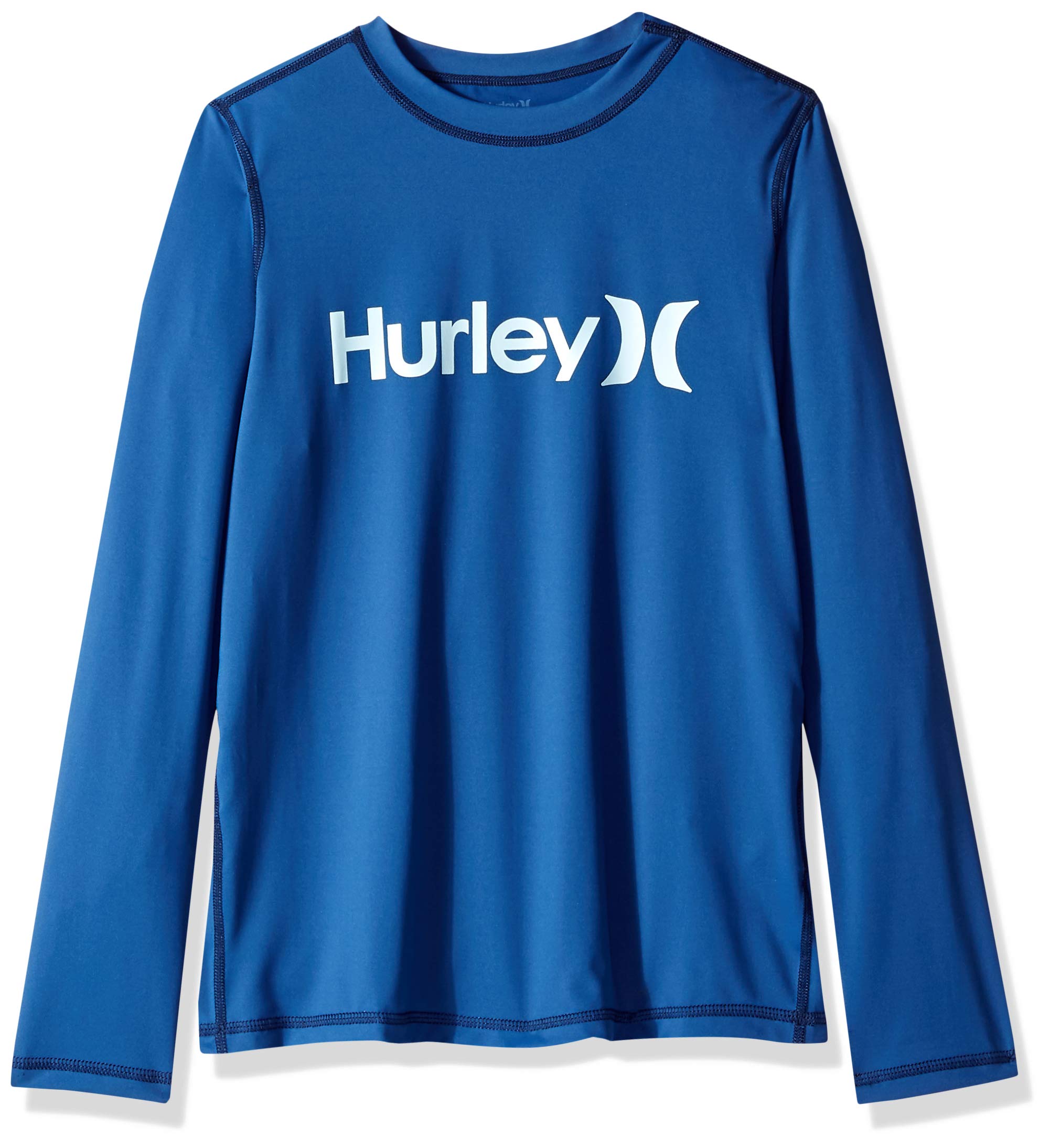 Hurley Boys One and Only Long Sleeve Rash Guard Sun Protection