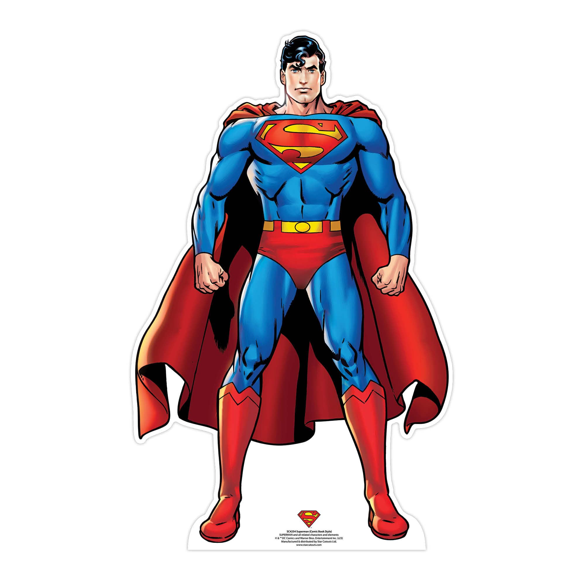 Star Cutouts SC4254 Superman Comic Style Small Cardboard Cutout