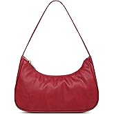 Afashor Shoulder Bags for Women Vegan Leather Hobo Sling Tote Handbag Retro Clutch Purse with Zipper Closure | Retro, with Zipper Closure